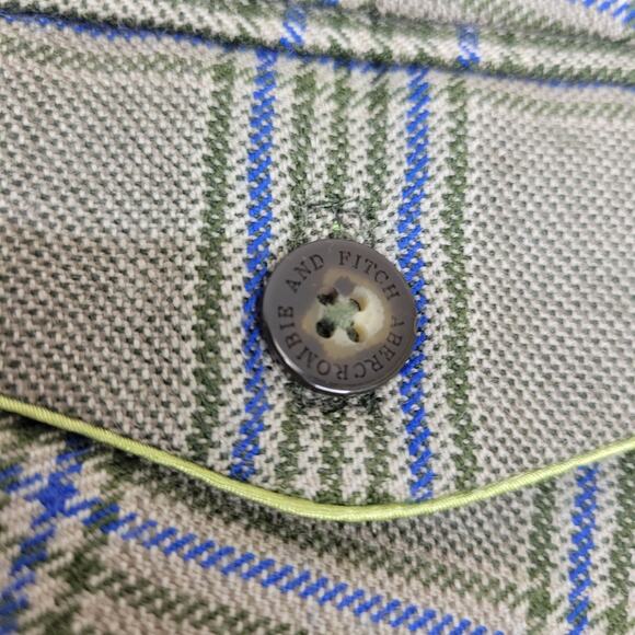 Abercrombie & Fitch Plaid low rise cropped trousers Size 0 - Picture 9 of 9